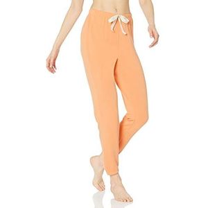 Amazon Essentials Lichtgewicht lounge badstof joggingbroek voor dames (verkrijgbaar in grote maten), koraaloranje, S