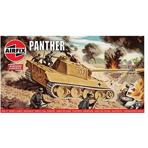 Airfix Vintage Classics Set - A01302V Panther - Plastic tankmodellen voor volwassenen en kinderen vanaf 8 jaar, set bevat 97 stuks - schaalmodel tankset 1:76
