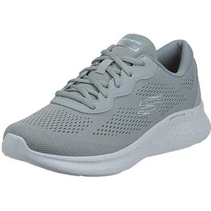 Skechers 149990 NVY Sneakers voor dames, Grijs Mesh Trim, 37.5 EU