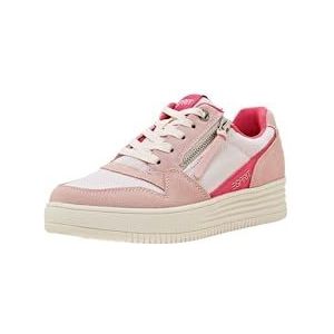 ESPRIT Lace-up sneakers voor dames, 660/roze fuchsia, 36 EU, 660 Roze Fuchsia, 36 EU