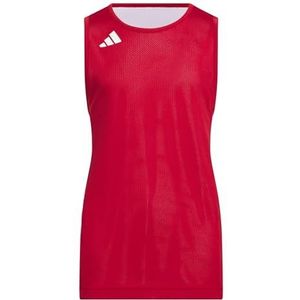 adidas Unisex niños Y EVERYDAY PRO BBALL JERSEY, team power red/white, 9-10 Years