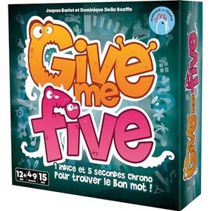 Asmodee Cocktail Games Give me Five – gezelschapsspellen – kaartspellen – stemmingsspellen vanaf 12 jaar – 4 tot 9 spelers – Franse versie
