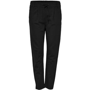 Only - Poptrash - Bandplooibroek - Zwart - 7/8 lengte - Tapered