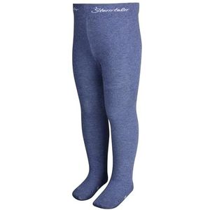 Sterntaler panty uni, jeansblauw gemêleerd., 74