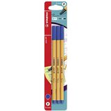 Fineliner - STABILO point 88 - 3 stuks - blauw