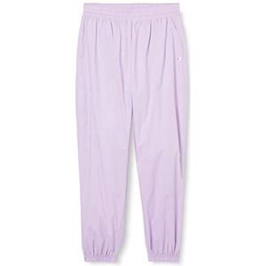 Champion Legacy American Classics Cotton Stretch Popeline High Waist Relaxed Elastic Cuff Trainingsbroek voor dames, Lavendel, M