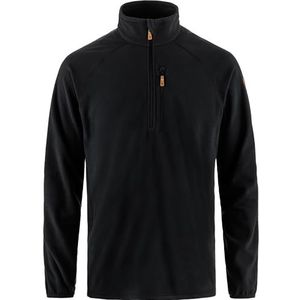 FJALLRAVEN 12600243-550 Övik Lite Fleece Half Zip M Shirt met lange mouwen Heren Zwart Maat L
