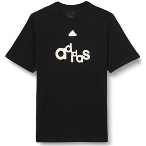 adidas Heren T-shirt met grafische print, 3XL Zwart