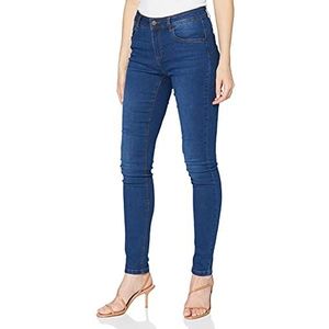 Noisy may NMJEN Skinny Fit Jeans voor dames, normale taille, blauw (medium blue denim), 25W x 32L