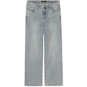 NAME IT Meisjes Nlfmirty DNM Lw Wide Pant Brede Jeans, blauw (light blue denim), 170