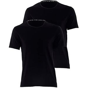 LVB Heren Bio Cotton T-Shirt Con Scollo a V (Pacco Da 2) (2 stuks), zwart, 4