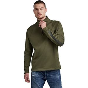 G-STAR RAW Astro Wrap Half Zip Sweatshirt voor heren, Groen (Dk Brons Groen C541-6059), S