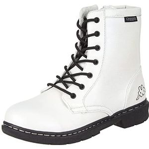 Kappa Deenish Shine Sneakers, uniseks, wit/zwart, 40 EU