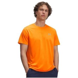 Under Armour - Launch - T-shirt - Oranje - Korte Mouwen - Regular Man