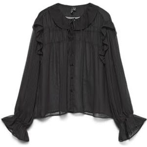 VERO MODA - VMPETRA - Blouse - Zwart