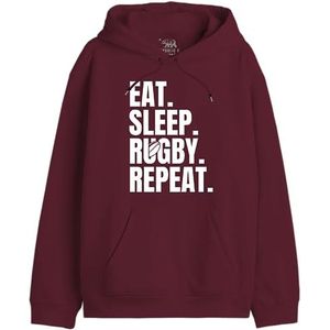 Republic Of California UXREPCZSW029 UXREPCZSW029 Sweatshirt voor heren, bordeaux, maat M, Bordeaux, XXL