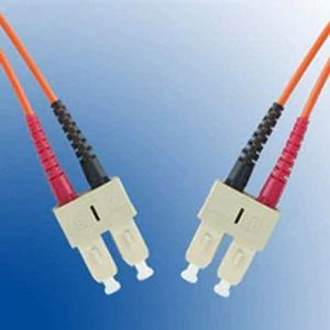 Microconnect SC/PC-SC/PC 1m glasvezelkabel oranje