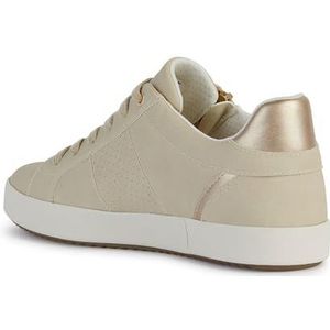 Geox Meisjes D Blomiee E Sneakers, Off White Lt Gold, 41 EU