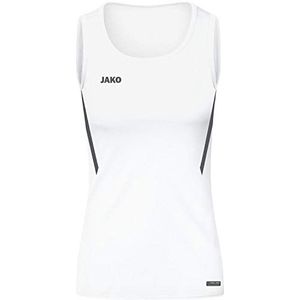 Jako Tanktop Challenge, wit/antraciet licht, 6021-002, maat 40