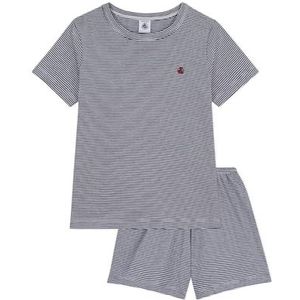 Petit Bateau Nachtkleding voor jongens, Smoking/Marshmallow, 24 Maanden