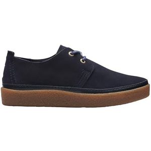 Clarks Premium Heren Clarkwood Low, Navy Suede, 7.5 UK, marine suede, 40 EU