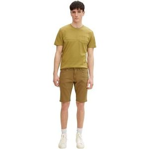TOM TAILOR Denim Uomini Jeans bermuda shorts 1029758, 28856 - Light Olive Green, XS