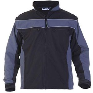 Hydrowear 042601 Rome Thermo Line Soft Shell Jacket, 100% Polyester, 4XL Size, Grijs/Zwart