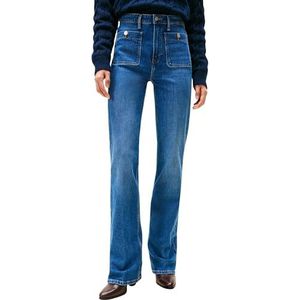 TOMMY HILFIGER - Jeans - Blauw - Denim - Bootcut - Mid Waist