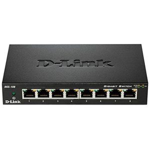 8-poorts 10/100/1000 Gigabit