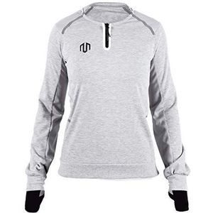 Morotai NAKA Sweatshirt, voor dames, lichtgrijs, medium