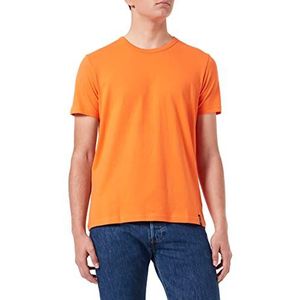Q/S designed by T-shirt, korte mouwen, voor heren, Oranje, S