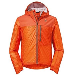 Schöffel Hybrid Jkt Flow Trail M voor heren, extreem lichte MTB-jas, winddicht, ademend fietsjack met voorgevormde ellebogen