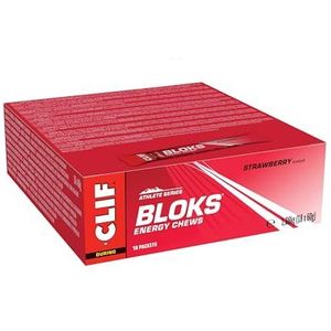 CLIF Bloks Energy Chews Strawberry, 18x60g