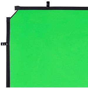 Manfrotto EzyFrame Fotografie/Video Groot Formaat Opvouwbare Achtergrond Cover 2 x 2.3m - Chroma Key Groen/Ultra-Draagbaar/Familie Shoots/Portretten/Geanimeerde Actie Poses/Mode/Commercieel - LL