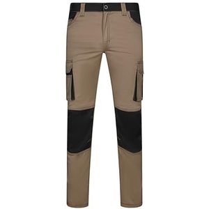 VELILLA 103031S Stretch broek bicolor beige zwart maat 36, Beige en zwart., 36 NL