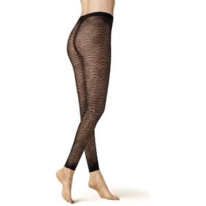 KUNERT Dames Leggings Lace Optics Fashion 50 DEN, zwart, 38/40 NL