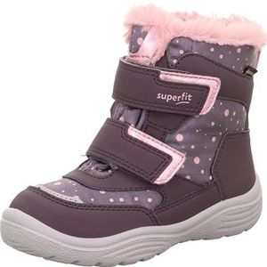 Superfit CRYSTAL warm gevoerde Gore-Tex sneeuwlaarzen voor meisjes, Lila Roze 8500, 27 EU Smal