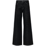 Wide leg jeans van katoenmix, model SURI'