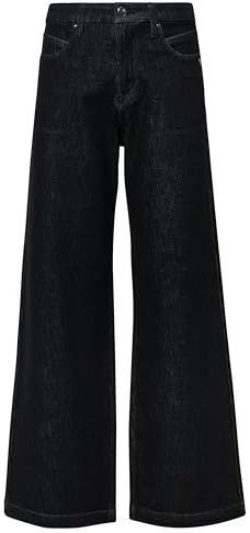 Wide leg jeans van katoenmix, model SURI'