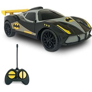 Mondo Motors - RC Batmobile Batman DC - op afstand bestuurd model op schaal 1:28 - tot 10 km/u snelheid - speelgoedauto voor kinderen - 63699