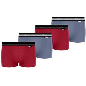 DIM EcoDim Boxershorts voor comfort, kwaliteit en toegankelijkheid voor dagelijks gebruik voor jongens, 4 stuks, Rg Carm/Prov/Rg Carm/Prov, 16 Jaren
