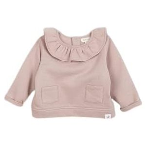 Gocco Sweatshirt met ruche-hals, roze, standaard voor baby's, Violeta, 6-9 Maanden