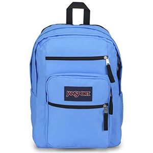 JanSport Big Student boekentas voor volwassenen, uniseks, met 15 inch laptopvak, blauw neon, eenheidsmaat, blauw neon, Eén maat