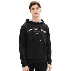 TOM TAILOR Denim Sweatshirt voor heren, 29999 - Black, XL