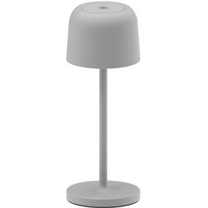 SOPHIA Tafellamp, draadloos, led, warmwit, dimbaar, H20 cm, grijs