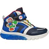 Geox J Ciberdron Boy J Sneakers voor kinderen, Blauw (marine royal), 35 EU