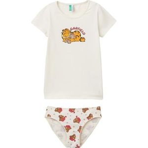 United Colors of Benetton Ondergoedset voor meisjes en jongens, Wit, 24 Maanden