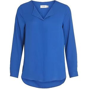 VILA dames Bloes Vilucy L/S Shirt - Noos, Blauw, XS