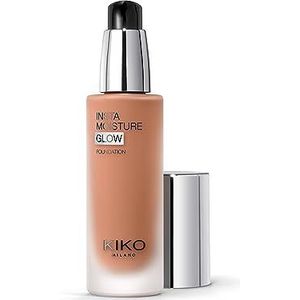 KIKO Milano Instamoisture Glow Foundation 13 | Gezichtshighlighter In Poedervorm Met Een Lichtgevende En Zijdezachte Finish