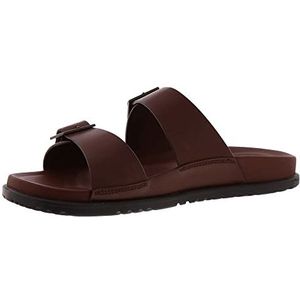 UGG Heren Wainscott Buckle Slide Sandaal, Cognac leer, 41 EU